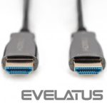 Monitoru piederums Digitus  HDMI AOC Hybrid-Fiber Connection Cable AK-330125-100-S HDMI to HDMI, 10 m 