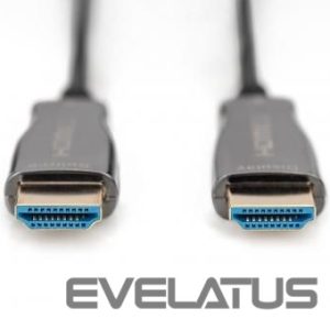Monitoru piederums Digitus  HDMI AOC Hybrid-Fiber Connection Cable AK-330125-100-S HDMI to HDMI, 10 m 