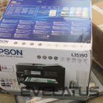 Printers EPSON  SALE OUT.  EcoTank L15150 Pint Scan Copy Fax  EcoTank L15150 Colour, Inkjet, Multicunctional Printer, A3+, Wi-Fi, Black, DAMAGED PACKAGING 