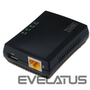Parveidotājs Digitus  Multifunction USB Network Server DN-13020 Black 