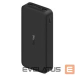 Ārējais akumulators Xiaomi  Redmi Fast Charge 18W Power bank 20000mAh Black