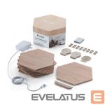 Serveru  - Citi piederumi Nanoleaf  Elements Wood Look Hexagons Starter Kit (7 panels) 