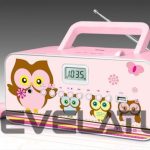 Interaktīvs risinājums Muse  M-29KP Pink/Image, 30 W, Portable radio CD/MP3 player with USB, 