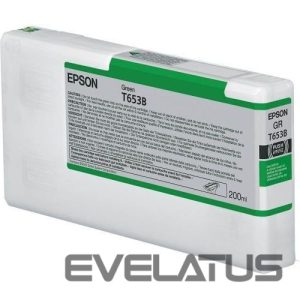 Aksesuāri un izejmateriāli EPSON  T653B Ink Cartridge, Green 