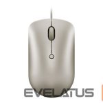 Datora pele Lenovo  540 USB-C Wired Compact Mouse (Sand) 