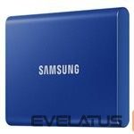 Datoru piederumi Samsung  SAMSUNG Portable SSD T7 1TB blue 