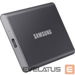 Cietais disks SSD Samsung  External SSD||T7|2TB|USB 3.2|Write speed 1000 MBytes/sec|Read speed 1050 MBytes/sec|MU-PC2T0T/WW 