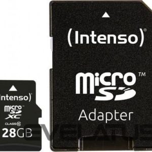 Cita datorprece Intenso  MEMORY MICRO SDXC 128GB C10/W/ADAPTER 3413491 