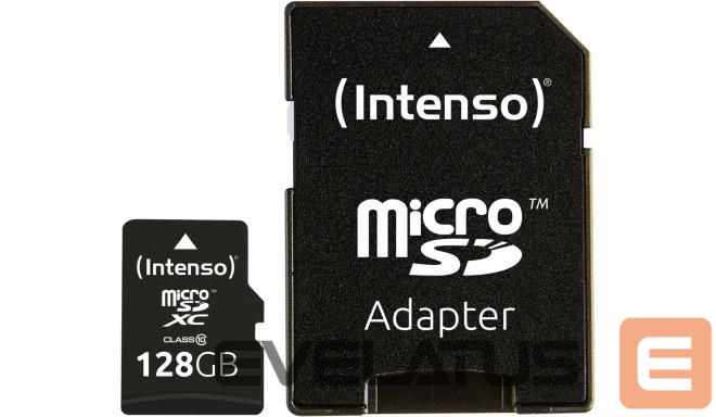 Cita datorprece Intenso MEMORY MICRO SDXC 128GB C10/W/ADAPTER 3413491