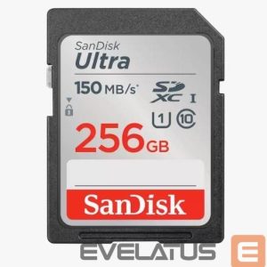 Cita datorprece SANDISK BY WESTERN DIGITAL  MEMORY SDXC 256GB UHS-I/SDSDUNC-256G-GN6IN SANDISK 