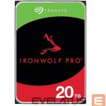 Cietais disks HDD SeaGate  HDD||IronWolf Pro|20TB|SATA|256 MB|7200 rpm|3,5"|ST20000NT001 
