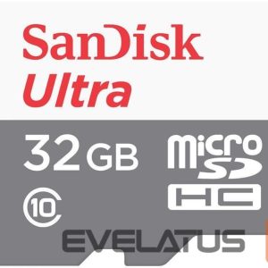 Atmiņas kartes SANDISK BY WESTERN DIGITAL  MEMORY MICRO SDHC 32GB UHS-I/W/A SDSQUNR-032G-GN6TA SANDISK 