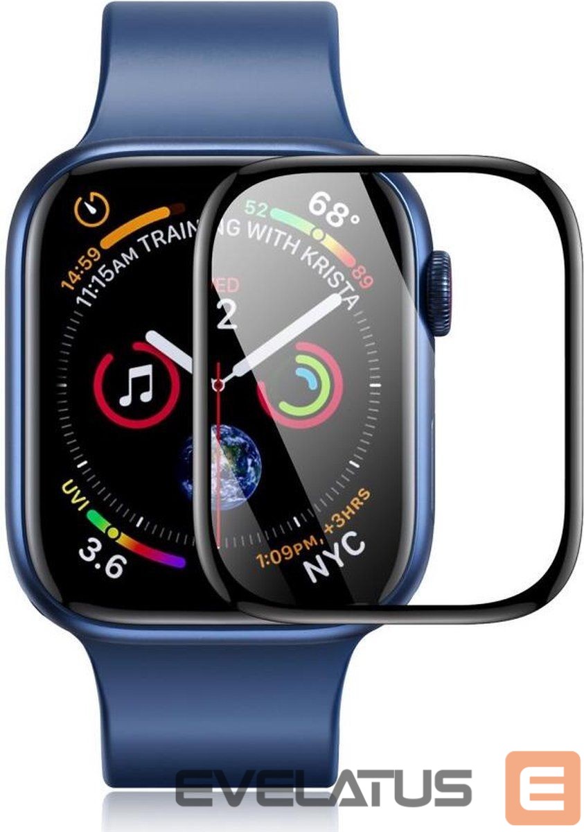 Ekrāna aizsardzība Dux Ducis Apple Pmma Apple Watch Series 4/5/6/SE 40MM Screen Protector 2pcs Black
