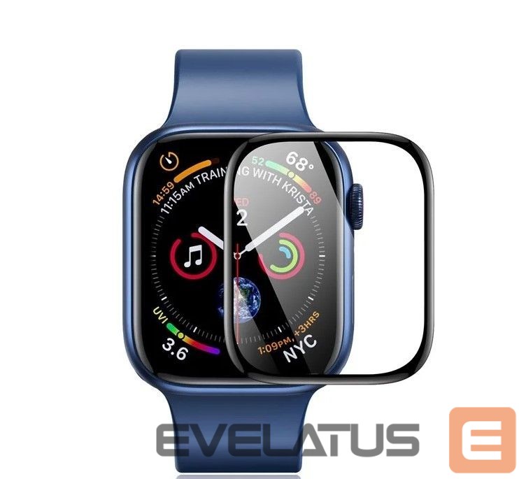 Ekrāna aizsardzība Dux Ducis Apple Pmma Apple Watch Series 7/8/9 45MM Screen Protector 2pcs Black