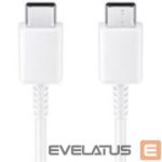 Kabelis Samsung  25W USB-C to USB-C Fast 3A Charging & Data Cable 1m (OEM) White