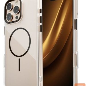Aizmugurējais vāciņš iLike Apple iPhone 16 Pro 6,3 Clear Thin Mag case Transparent