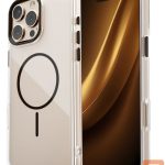 Aizmugurējais vāciņš iLike Apple iPhone 17 Pro 6,3 Clear Thin Mag case Transparent Black