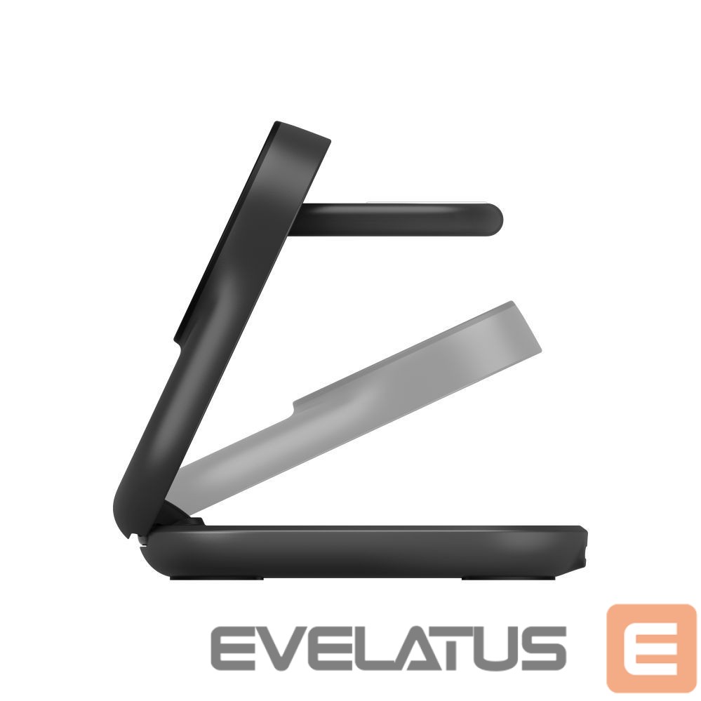 Bezvadu lādētājs Belkin UltraCharge 25w Qi2 3in1 Magnetic Charger Black