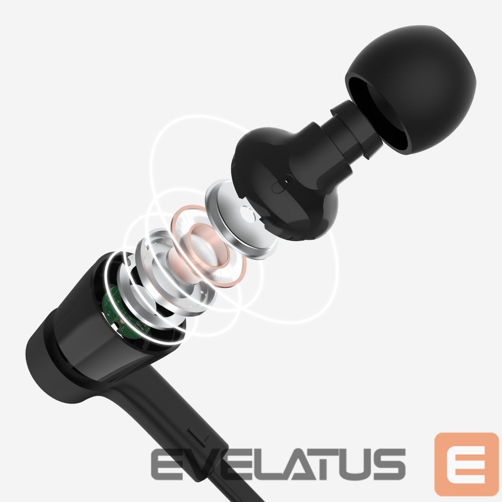 Kabelis Belkin SOUNDFORM - Headphones with USB-C Connector Black