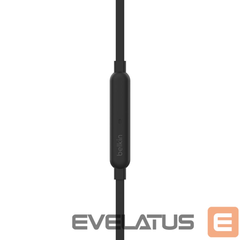 Kabelis Belkin SOUNDFORM - Headphones with USB-C Connector Black