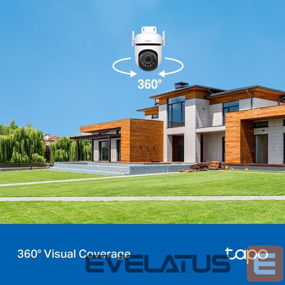 Digitālā spoguļkamera TP-Link WRL CAMERA 1080P PAN/TILT/TAPO C520WS