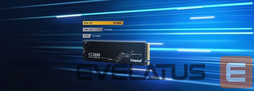 Cietais disks SSD Kingston KC3000 1024GB PCIe 4.0 SSD