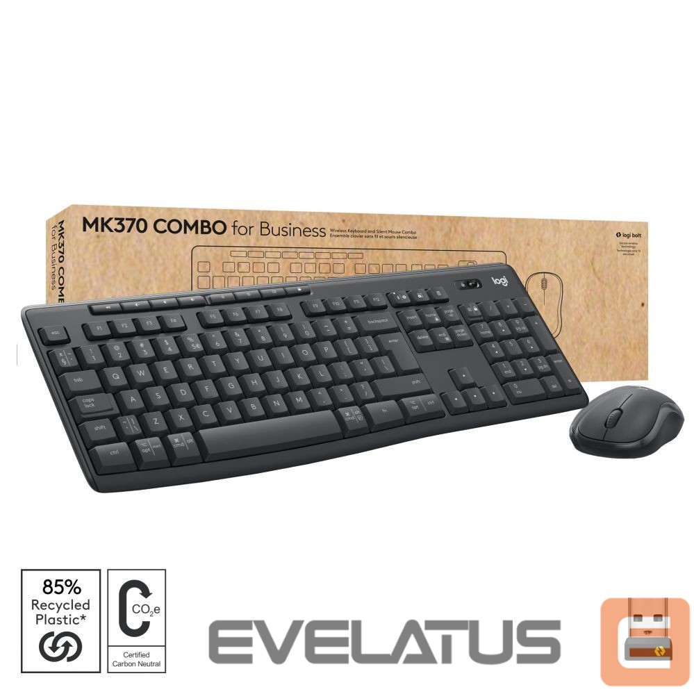 Datortehnikas aksesuāri Logitech LOGI MK370 Combo Business - GRAPH (US)