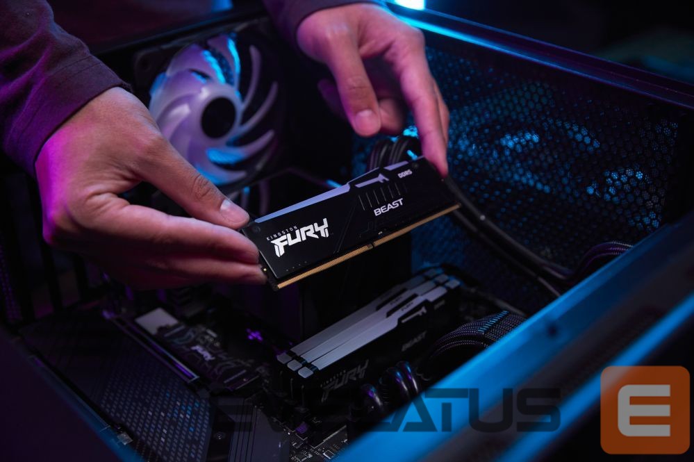 Operatīv atmiņa DDR4 Kingston Fury Beast 32GB DDR5, 6000 MHz, CL30, 288-Pin, DIMM Kit (16GB x 2)