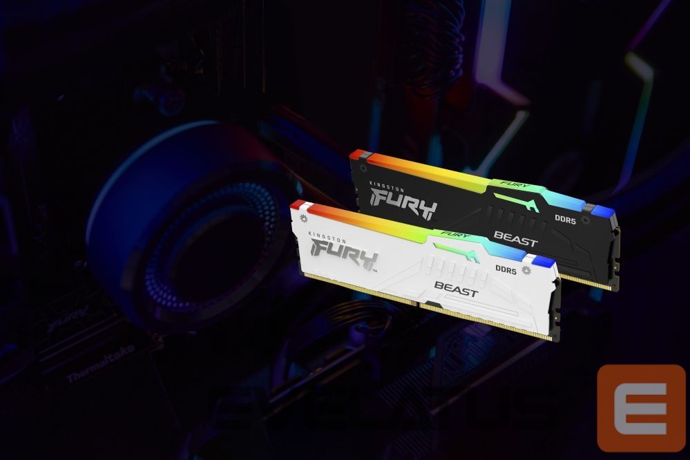 Operatīv atmiņa DDR4 Kingston Fury Beast 32GB DDR5, 6000 MHz, CL30, 288-Pin, DIMM Kit (16GB x 2)