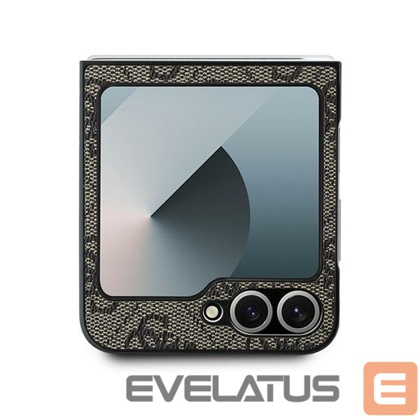 Aizmugurējais vāciņš Guess Guess Leather 4G Metal Logo Case for Samsung Galaxy Z Flip 6 - Brown