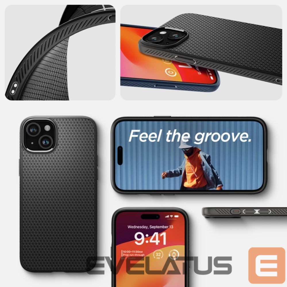 Citas preces Spigen Black
