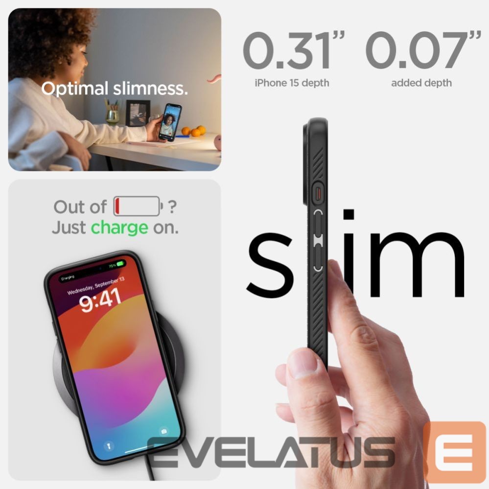 Citas preces Spigen Black