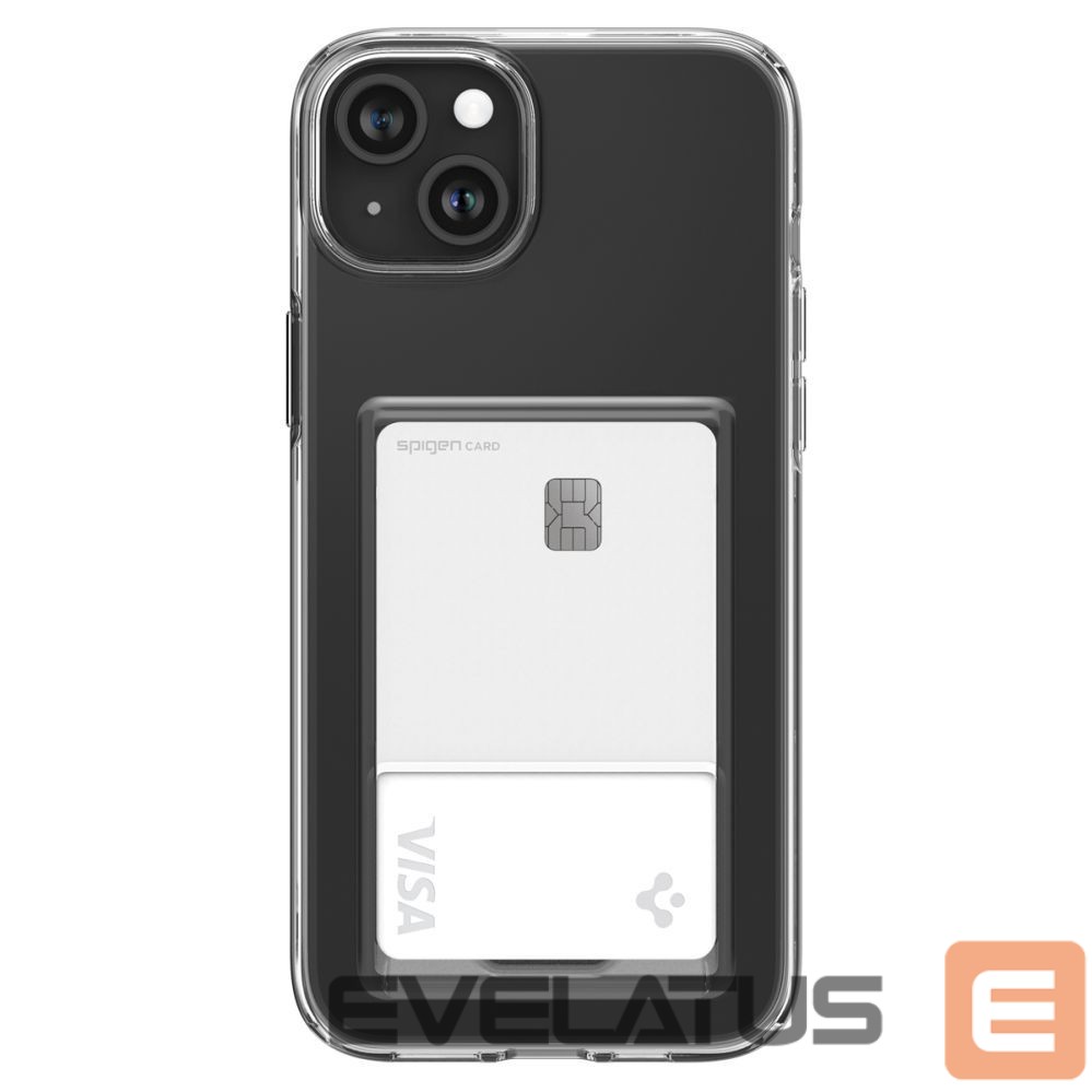 Citas preces Spigen Spigen Crystal Slot Case for iPhone 15 Plus - Clear