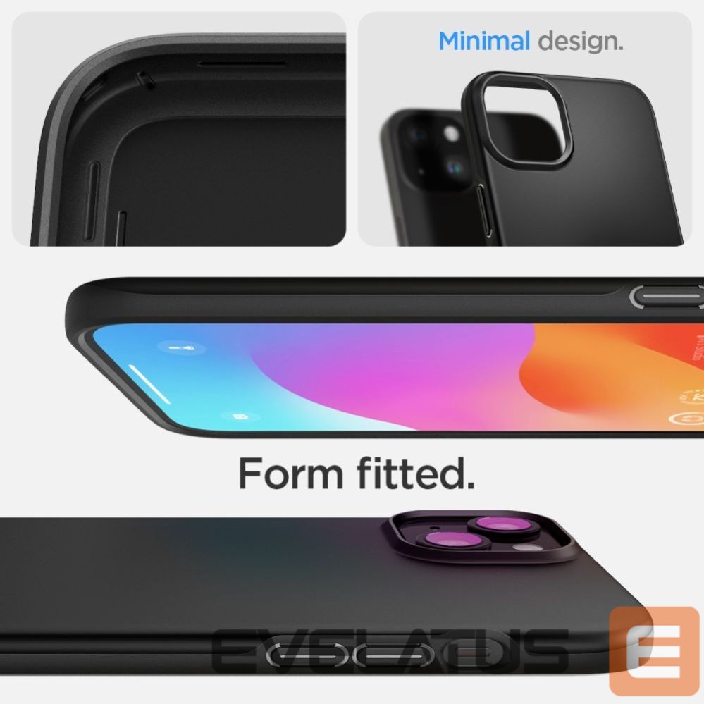 Citas preces Spigen Black