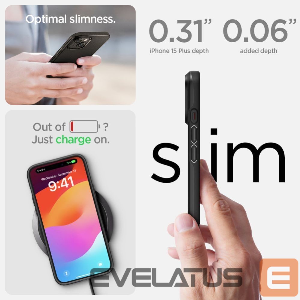 Citas preces Spigen Black