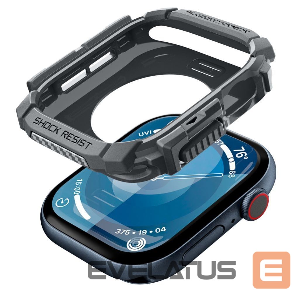 Citas preces Spigen Spigen Rugged Armor Case for Apple Watch 10 46mm - Gray