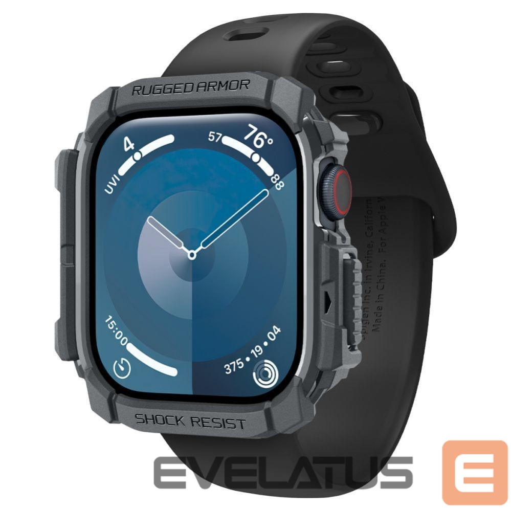 Citas preces Spigen Spigen Rugged Armor Case for Apple Watch 10 46mm - Gray