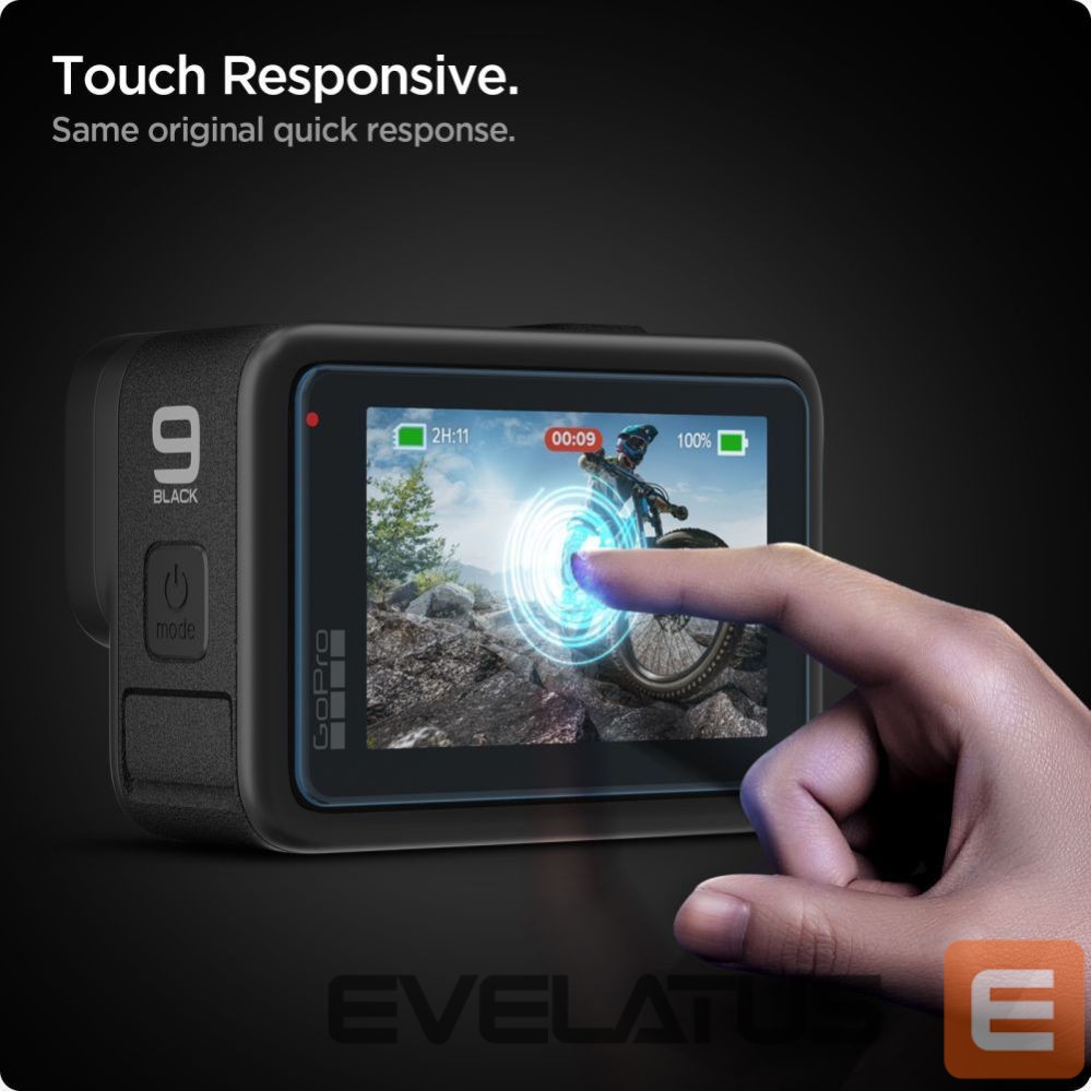 Citas preces Spigen Spigen Glass.tR Slim Tempered Glass + Film 2-Set for GoPro Hero 9 / 10 / 11 / 12 - Transparent