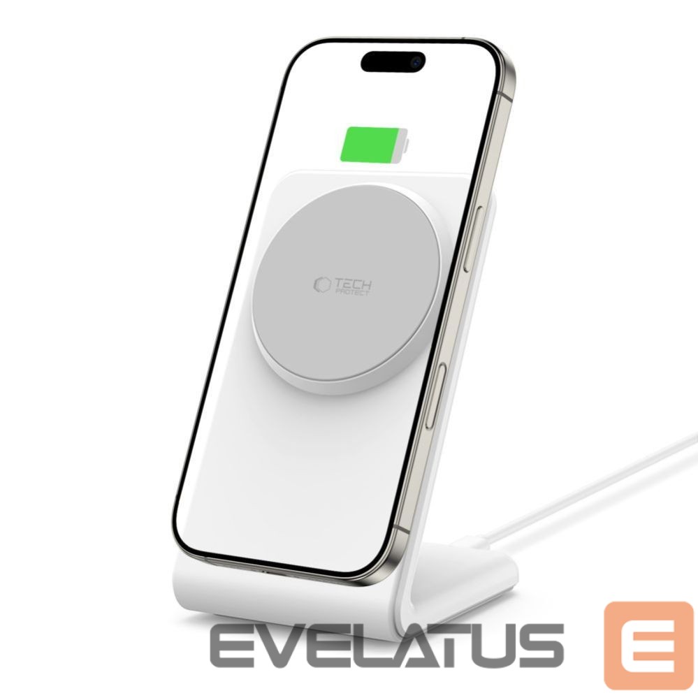 Citas preces Tech-Protect Tech-Protect QI15W-A38 MagSafe Wireless Charger - White