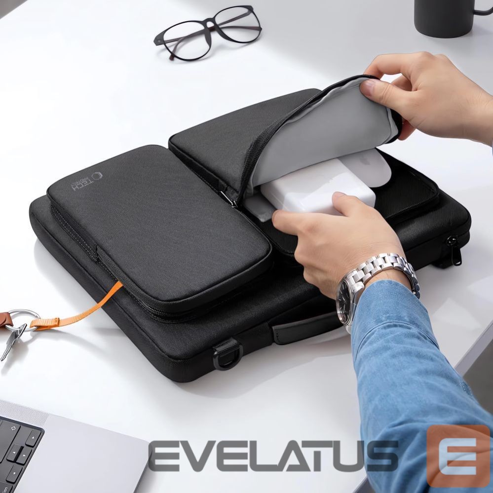 Citas preces Tech-Protect Laptop Bag 13-14 Tech-Protect Defender Bag - Black