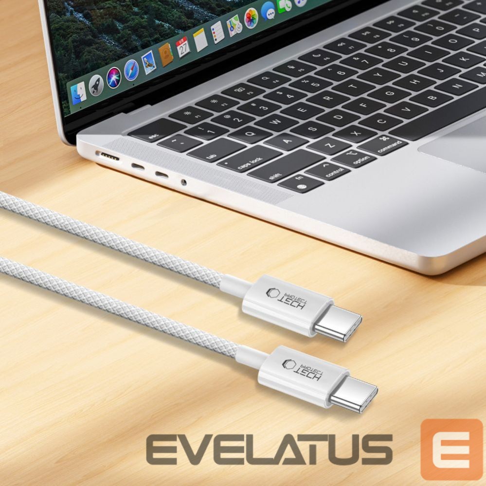Citas preces Tech-Protect Cable Tech-Protect Ultraboost Lite USB-C PD60W/3A 200 cm - gray