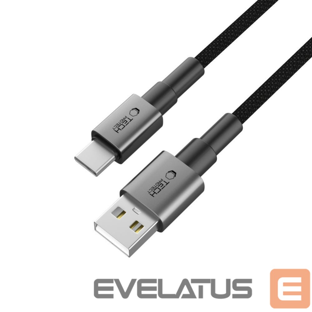 Citas preces Tech-Protect Tech-Protect UltraBoost DNA USB-A / USB-C Cable 15W/3A 200cm - Gray