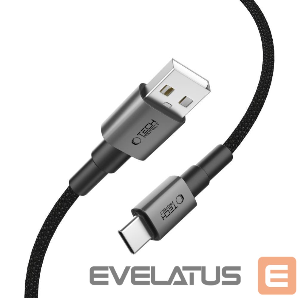 Citas preces Tech-Protect Tech-Protect UltraBoost DNA USB-A / USB-C Cable 15W/3A 200cm - Gray