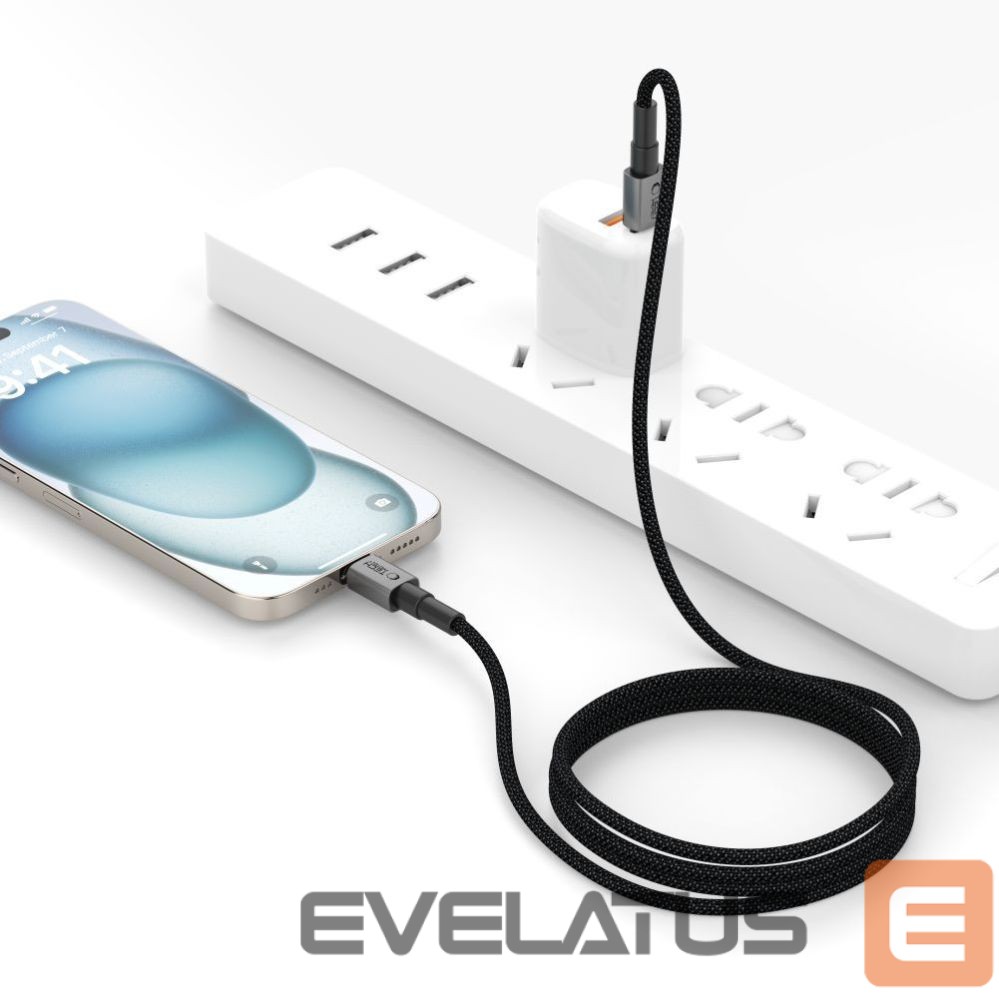 Citas preces Tech-Protect Tech-Protect UltraBoost DNA USB-C / Lightning PD27W/3A cable 100 cm - gray