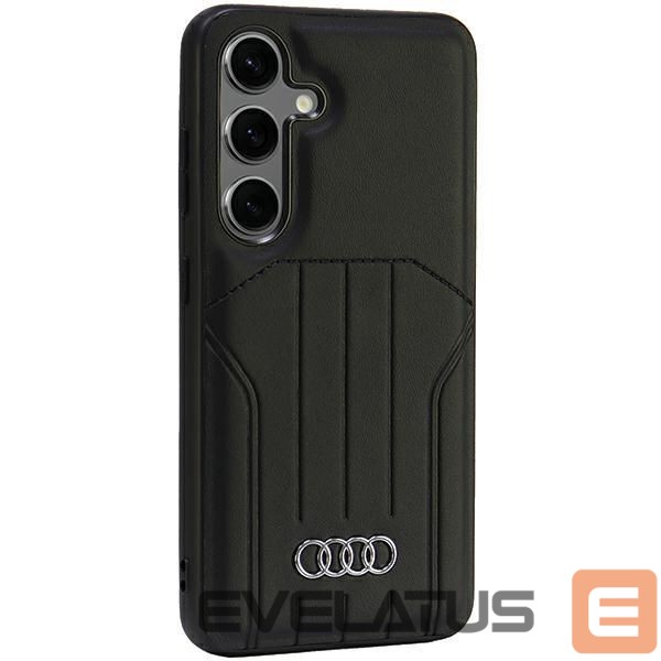 Citas preces Audi Audi Synthetic Leather MagSafe S24 S921 black/black hardcase AU-TPUPCMS24-Q5/D1-BK