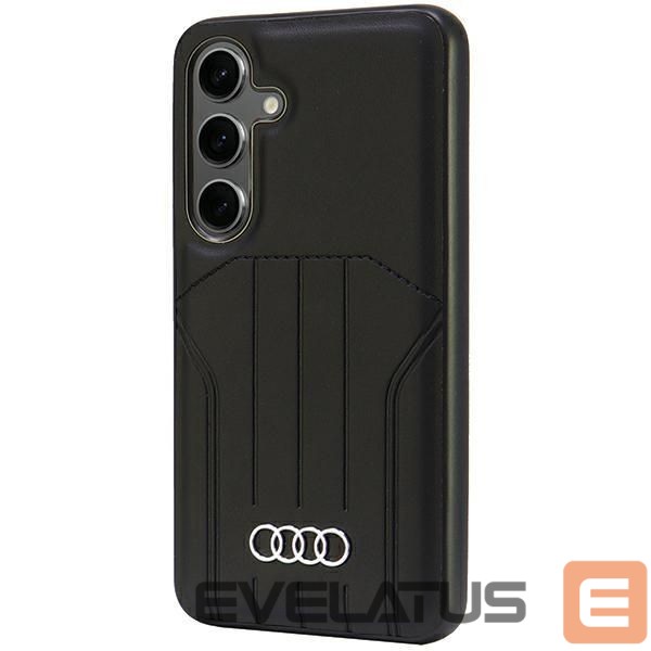 Citas preces Audi Audi Synthetic Leather MagSafe S24 S921 black/black hardcase AU-TPUPCMS24-Q5/D1-BK