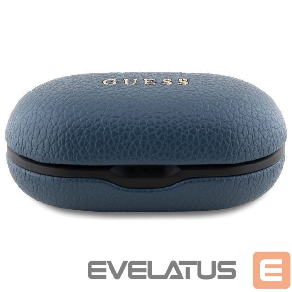 Citas preces Guess Guess Bluetooth headphones GUTWSPGTSPSB TWS + docking station blue/blue Grained Classic Logo