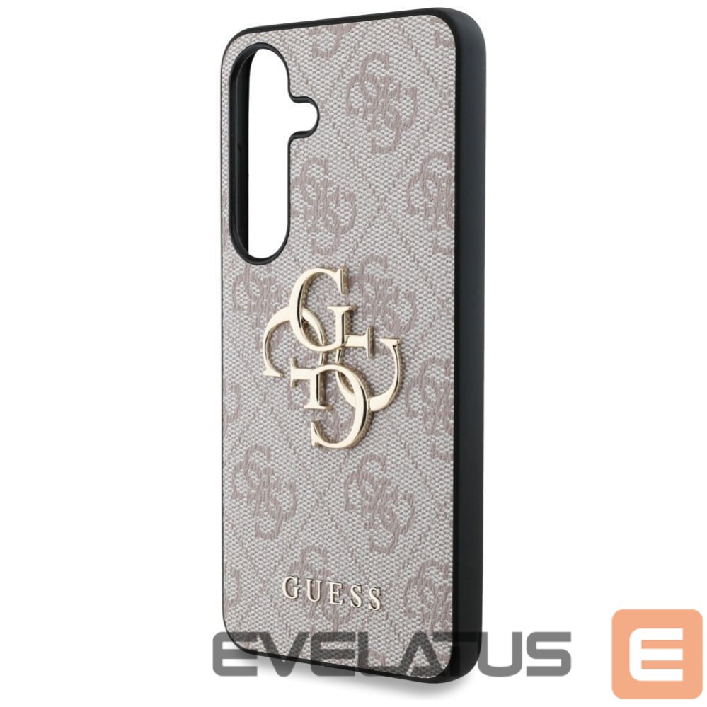 Citas preces Guess Guess Big 4G Logo Classic Logo Case for Samsung Galaxy S25 Plus Pink