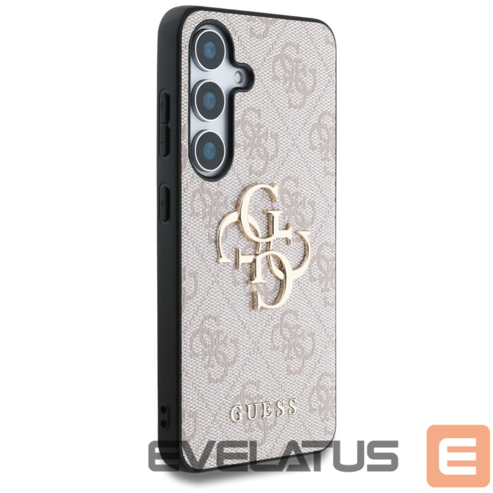 Citas preces Guess Guess Big 4G Logo Classic Logo Case for Samsung Galaxy S25 Plus Pink