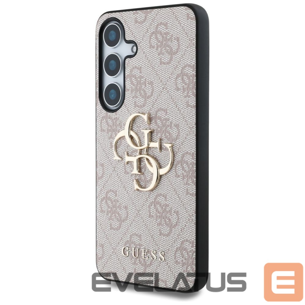 Citas preces Guess Guess Big 4G Logo Classic Logo Case for Samsung Galaxy S25 Plus Pink